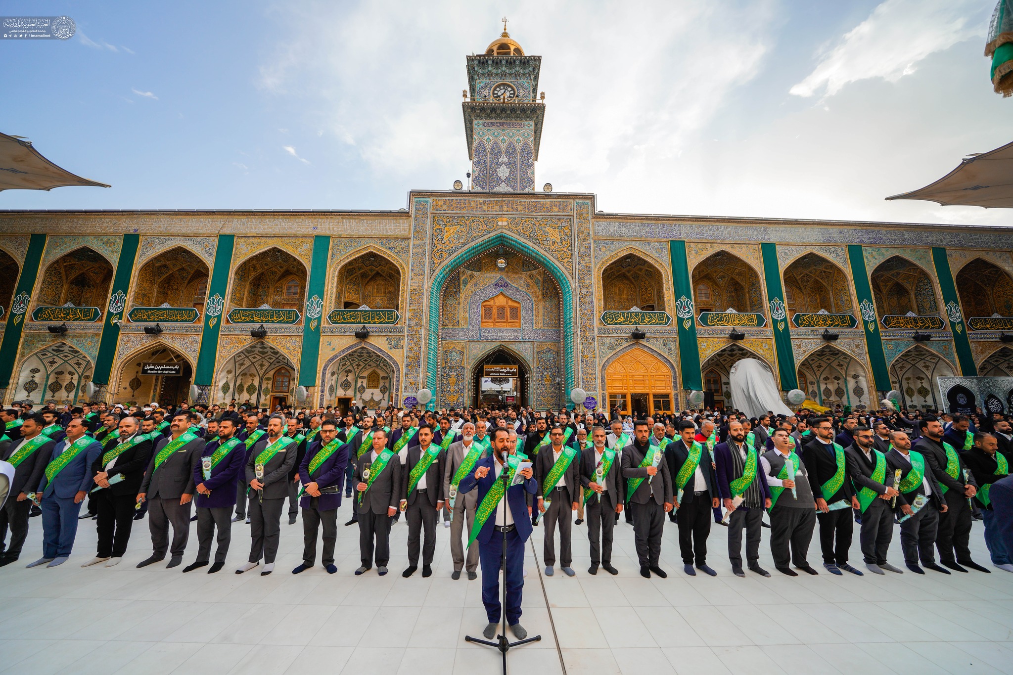 İmam Əli (ə) Ziyarətgahında İmam Zaman (ə) mövludu