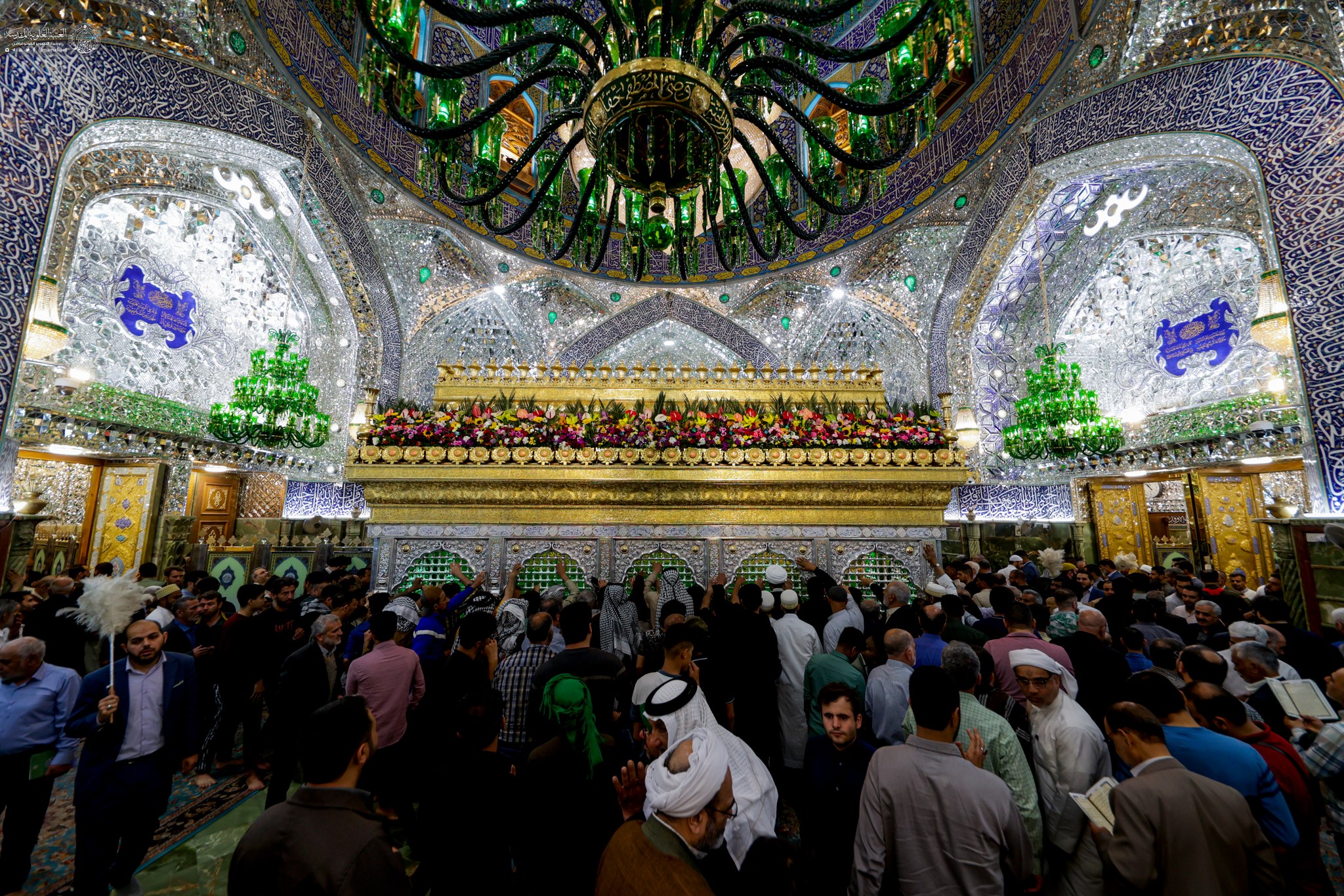 Nəcəfdə İmam Mehdinin (ə.f) mövluduna hazırlıq - FOTO