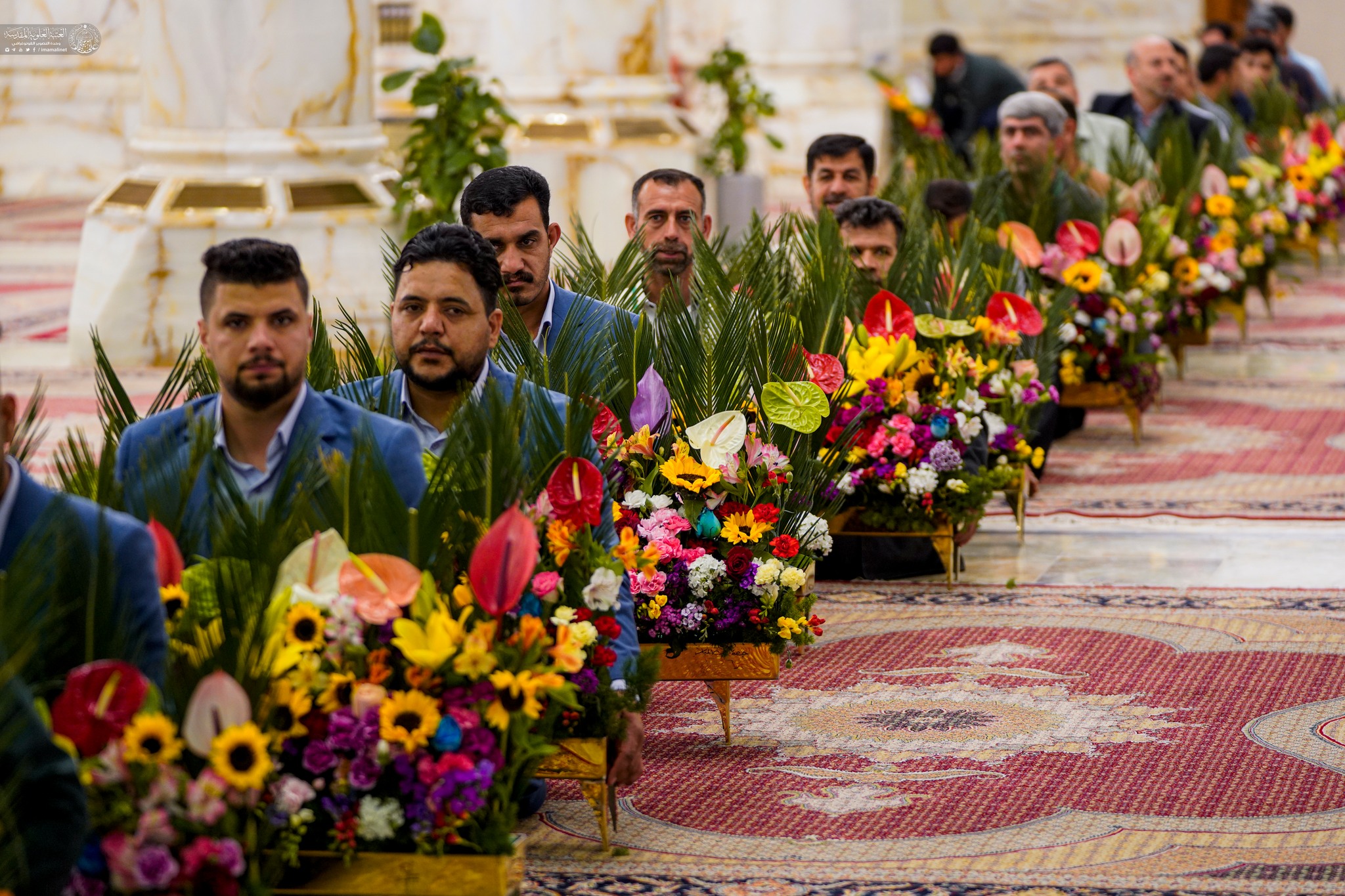 Nəcəfdə İmam Mehdinin (ə.f) mövluduna hazırlıq - FOTO