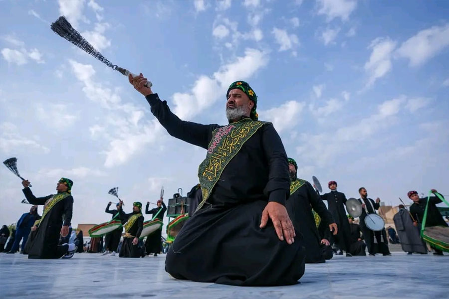 İmam Hadinin (ə) şəhadəti ilə bağlı matəm mərasimi keçirilib - FOTOLAR