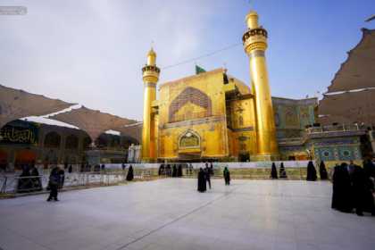 İmam Əli (ə) hərəmi mövlud gününə hazırlaşır - FOTO