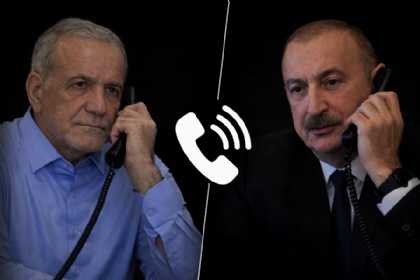 Pezeşkian və Əliyev arasında telefon danışığı