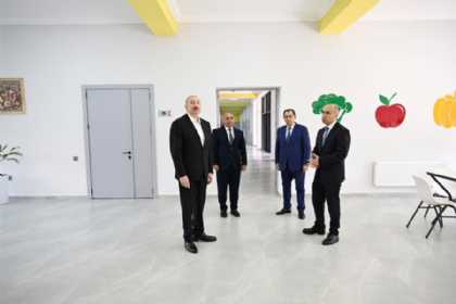 Prezident Lənkəran Dövlət Peşə Təhsil Mərkəzinin açılışında iştirak edib