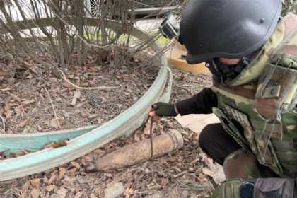 Sumqayıtda top mərmisi aşkarlanıb