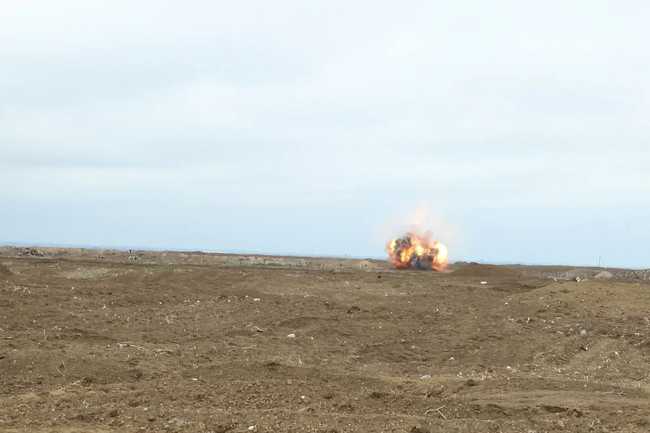 Ağdamda mina partlayıb, xəsarət alan var