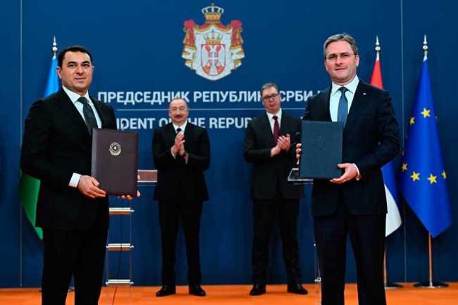 Azərbaycan-Serbiya sənədləri mübadilə olunub