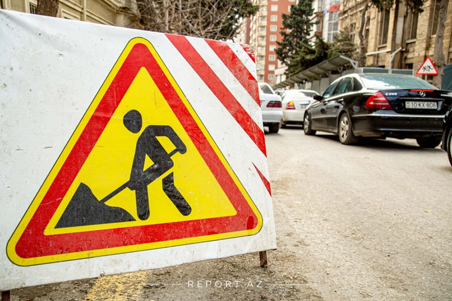 Bakının bu küçəsində nəqliyyatın hərəkəti məhdudlaşdırılacaq