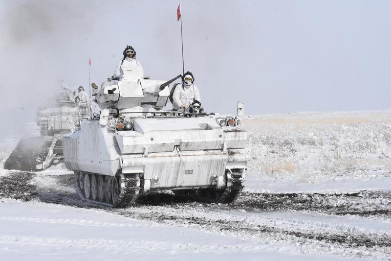 Azərbaycan Ordusunun tankları Türkiyə təlimlərində