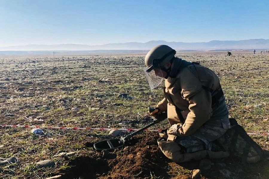 Ötən il 69 min hektardan çox ərazi minalardan təmizlənib