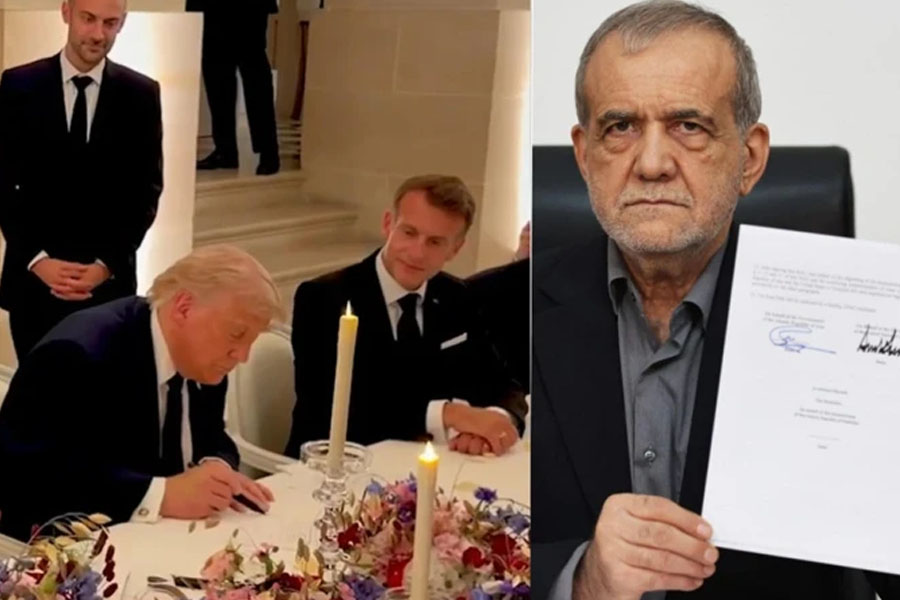 Pezeşkiyan və Tramp İslamabad sazişini rəqəmsal şəkildə imzalayıblar