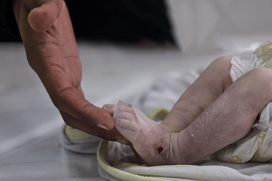 Qəzzada daha bir körpə soyuqdan ölüb