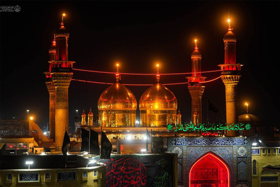 Şəhadət günündə İmam Museyi Kazimin (ə) hərəmi - FOTOLAR